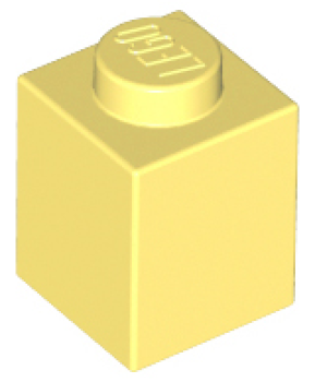 LEGO Stein 1x1 zart gelb (3005)