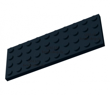 QMAN Platte 4x10 schwarz (QM3030451)