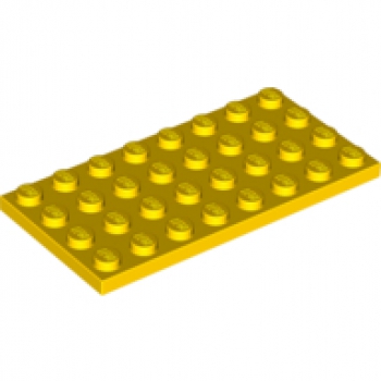 LEGO Plate 4x8 gelb (3035)