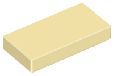 LEGO Fliese beige 1x2 (3069)