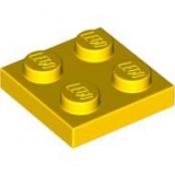 LEGO Platte 2x2 gelb (3022)