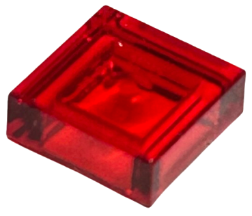 LEGO Fliese 1x1 trans-rot (3070) A3