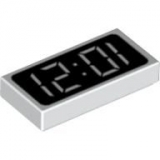 LEGO Fliese 1x2 Uhr "10:21" (3069px5)