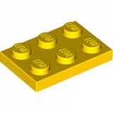 LEGO Platte 2x3 gelb (3021)
