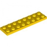 LEGO Platte 2x8 gelb (3034)