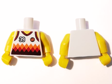 LEGO Minifig Torso Basketball Jersey Tanktop (483) P06