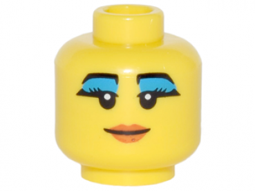 LEGO Minifig Head female blue makeup "613" (4632087) S08