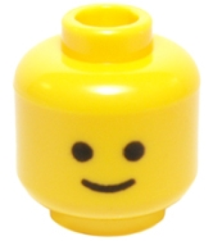 LEGO Minifig Kopf #1 gelb (9336) S9