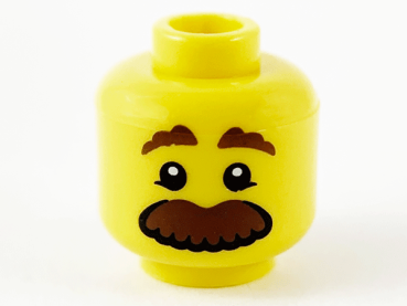 LEGO Minifig Kopf Corn Cob Guy S07