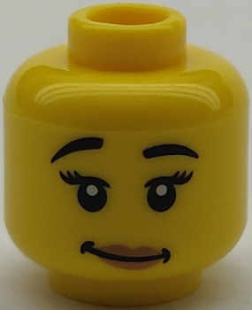 LEGO Minifig Kopf weiblich schiefes Grinsen mit Grübchen (3626pb2664) S07