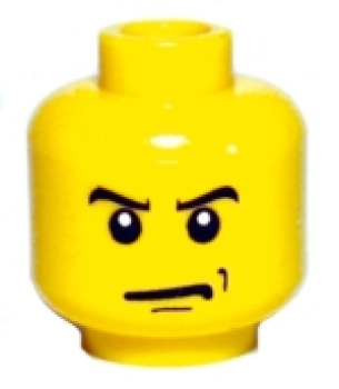 LEGO Minifig Kopf männlich wütend (3626px302) S07