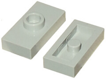 LEGO Fliese jumper ohne nut 1x2 alt hell-grau 3794 CD