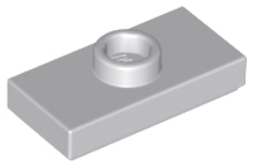 LEGO tile jumper 1x2 light gray (3794)