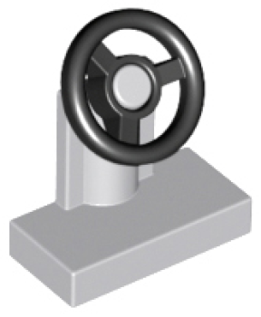 LEGO Auto Lenkrad hellgrau (3829c01) A05