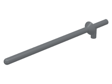 LEGO Waffenlanze dunkel grau (3849) T12