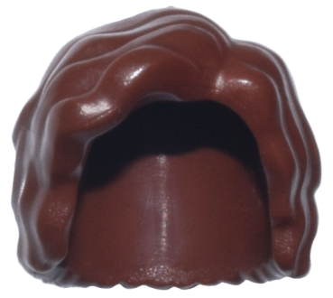 LEGO Hair female wavy short brown (38798) T07