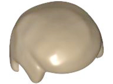 LEGO Minifig Hair female/male dark beige (3901) T07