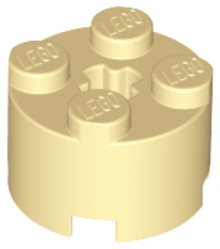 LEGO Rundstein 2x2 beige 3941 (6143) M05