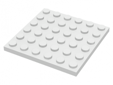 LEGO Platte 6x6 weiss (3958)