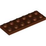 LEGO Platte 2x6 braun (3795)