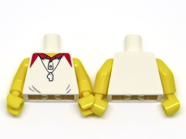 LEGO Minifig Torso Rettungsschwimmer  (745) P09