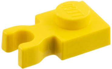 LEGO Platte mit Vertikal-clip 1x1 gelb (4085) O08
