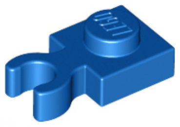 LEGO Platte mit Vertikal-clip 1x1 blau (4085) C08