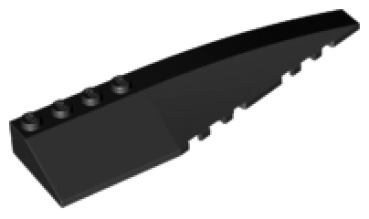 LEGO Schrägstein Flügel rechts 12x3 schwarz (42060) ÜR