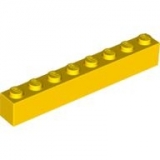 LEGO Stein 1x8 gelb (3008)