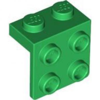 LEGO Umlenker "Bracket" 1x2 / 2x2 grün (44728)