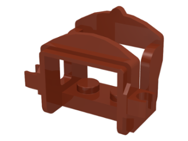 LEGO Sattel braun (4491)