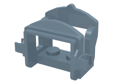 LEGO Sattel sand blau (4491)