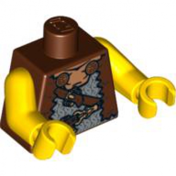 LEGO Minifig Torso braun "Wikinger" (415) P06