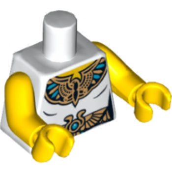 LEGO Minifig Torso "Ägyptische Königin" gold (432) P06