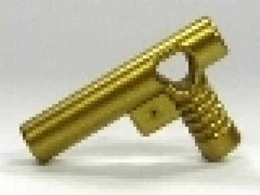 LEGO Waffe Pistole metallic gold (60849)
