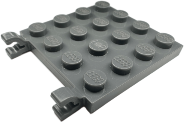 LEGO Platte modifiziert m. Scharnier 4x4 dunkel-grau (47998) F06