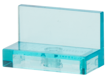 LEGO Fliese Paneele 1x2 trans hell blau (4865) H1