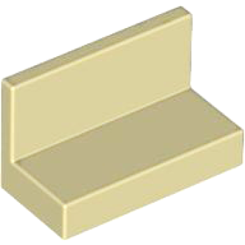 LEGO Fliese Paneele 1x2 beige (4865) H2