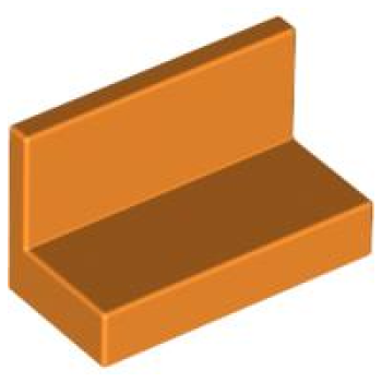 LEGO Fliese Paneele 1x2 orange (4865) H1