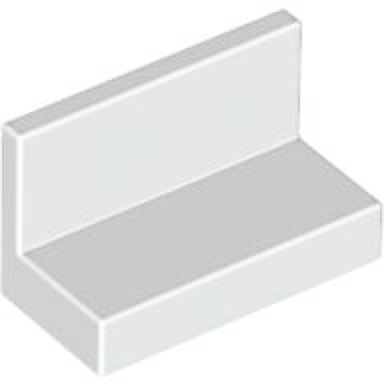 LEGO Fliese Paneele 1x2 weiss (4865) H1