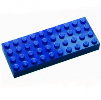 LEGO Stein 4x10 blau (6212)