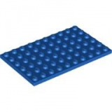 LEGO Plate 6x10 blau (3033)