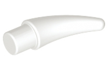 LEGO Tier Teil Horn/Kralle weiß klein (53451) V12