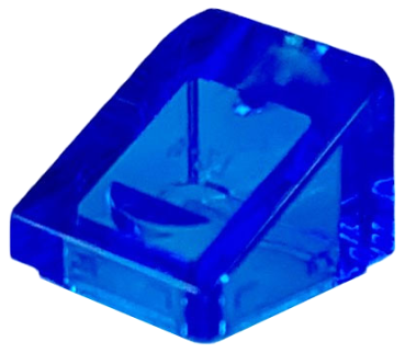 LEGO slope 1x1x2/3 trans dark blue (50746/54200)