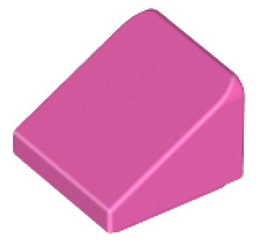 LEGO slope 1x1x2/3 dark pink (50746/54200) AB