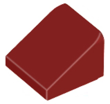 LEGO slope 1x1x2/3 dark red (50746/54200) B3