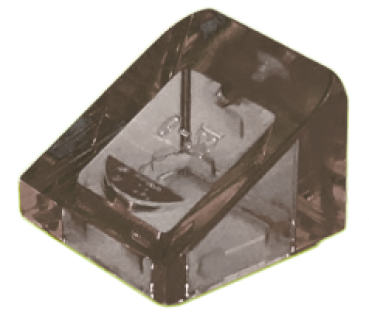 LEGO slope 1x1x2/3 transparent black (50746)