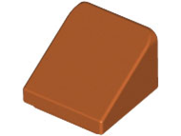 LEGO Schrägstein 1x1x2/3 dunkel orange (50746/54200) AB