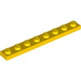 LEGO Platte 1x8 gelb (3460)