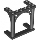 LEGO Bogen ornamentiert 3x6x5 schwarz (30613)